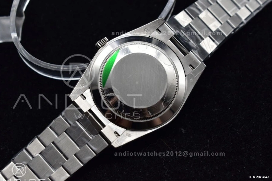 On 904L V Iced 40 Blue A3255 SS GMF Roman 715 President Sporty Steel Bracelet Markers Dial DayDate 1109